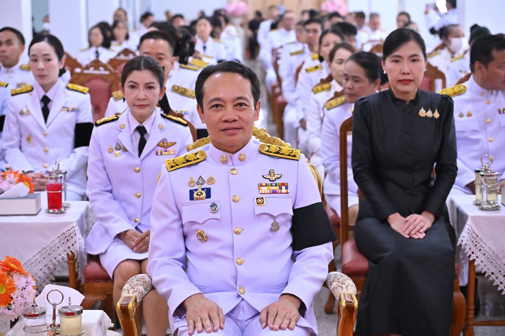 title - ส.ป.ก.นครปฐม เข้าร่วมพิธีบำเพ็ญกุศลทักษิณานุประทาน ปัญญาสมวาร (50 วัน) เพื่ออุทิศถวายพระกุศลแด่ สมเด็จพระเจ้าลูกเธอ เจ้าฟ้าพัชรกิติยาภา นเรนทิราเทพยวดี กรมหลวงราชสาริณีสิริพัชร มหาวัชรราชธิดา